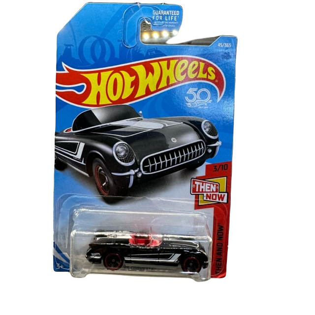 Hot Wheels Then and Now Corvette 45/365 Black