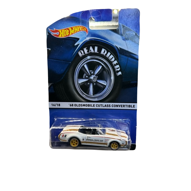 Hot Wheels Real Riders Cutlass Convertible 16/18 White
