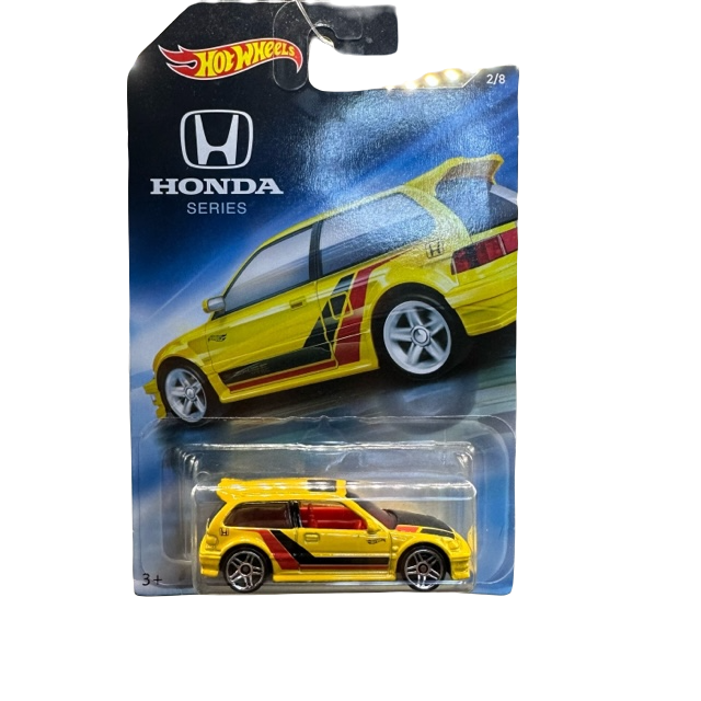 Hot Wheels Honda Series Civic 2/8 Yellow