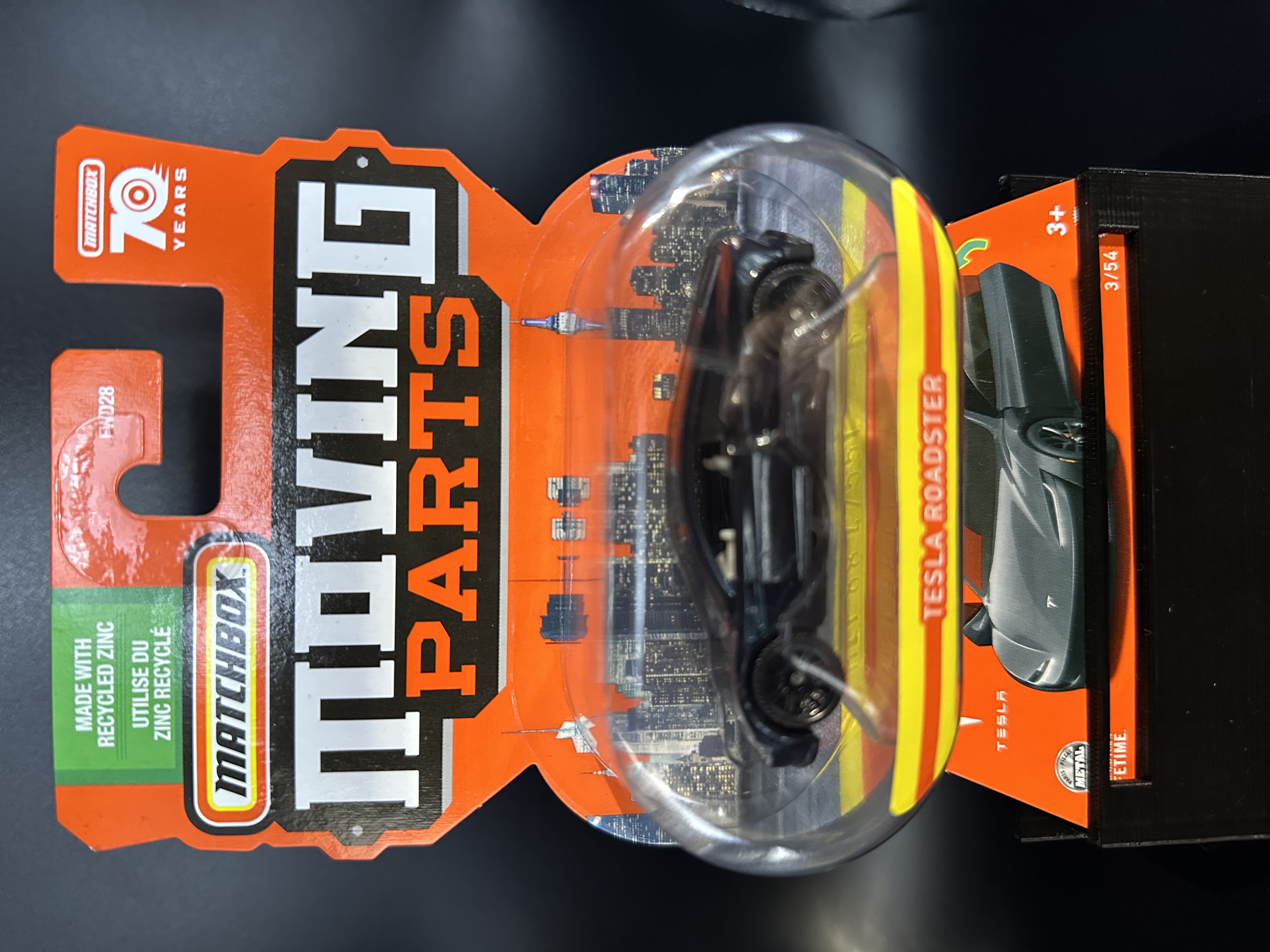 Matchbox Moving Parts Roadster 3/54 Black