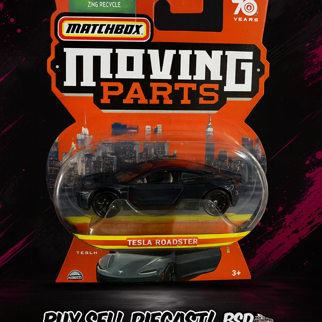 Matchbox Moving Parts Roadster 3/54 Black