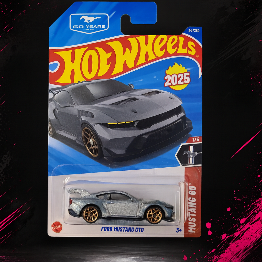 Hot Wheels Mustang GTD 34/250 Silver