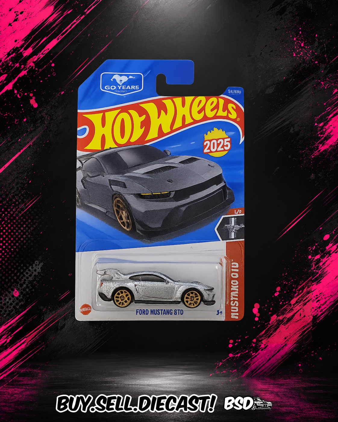 Hot Wheels Mustang GTD 34/250 Silver